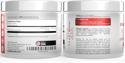 Testosterone Booster for Men with Fadogia Agrestis 1000mg Per Serving - Improve Natural Testosterone production